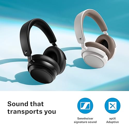 SENNHEISER ACCENTUM PLUS WIRELESS BLUETOOTH HEADPHONES WITH 50-HOUR BATTERY ANC - BLACK