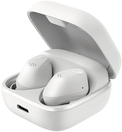 SENNHEISER ACCENTUM TRUE WIRELESS EARBUDS WHITE HYBRID ANC, 28H BATTERY, TOUCH CONTROL