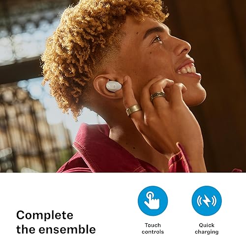 SENNHEISER ACCENTUM TRUE WIRELESS EARBUDS WHITE HYBRID ANC, 28H BATTERY, TOUCH CONTROL