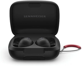 SENNHEISER MOMENTUM SPORT EARBUDS - ADAPTIVE ANC, SECURE FIT, 24H BATTERY, FITNESS TRACKER, BLACK
