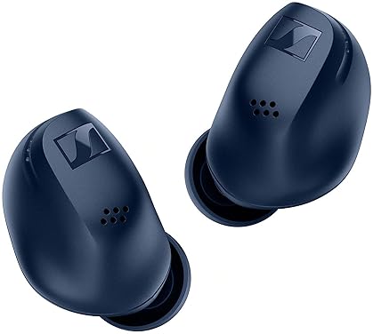 SENNHEISER ACCENTUM TRUE WIRELESS EARBUDS WITH HYBRID ANC, 28H BATTERY, TOUCH CONTROLS BLUE