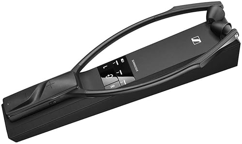 SENNHEISER RS 5200 DIGITAL WIRELESS TV HEADPHONES HIGH-QUALITY BLACK AUDIO LISTENING