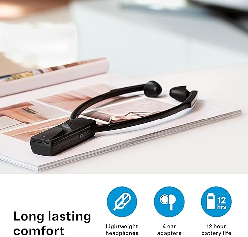 SENNHEISER RS 5200 DIGITAL WIRELESS TV HEADPHONES HIGH-QUALITY BLACK AUDIO LISTENING