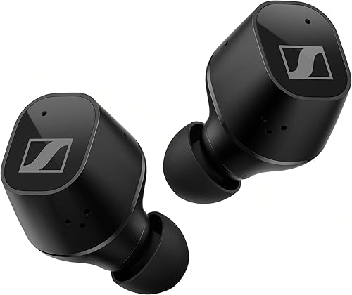 SENNHEISER CX PLUS TRUE WIRELESS BLUETOOTH EARBUDS WITH ANC, 24H BATTERY MATTE BLACK