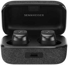 SENNHEISER MOMENTUM TRUE WIRELESS 3 EARBUDS BLUETOOTH ANC IPX4 QI CHARGING 28H BATTERY GRAPHITE