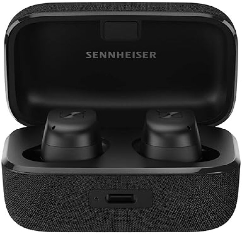 SENNHEISER MOMENTUM TRUE WIRELESS 3 EARBUDS BLUETOOTH ANC IPX4 QI CHARGING 28H BATTERY BLACK