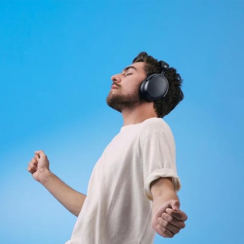 SENNHEISER ACCENTUM WIRELESS BLUETOOTH HEADPHONES, 50H BATTERY, HYBRID ANC, BLACK, COMFORT