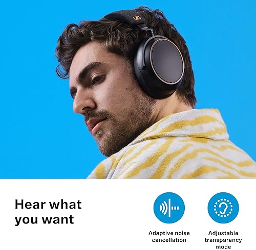 SENNHEISER MOMENTUM 4 WIRELESS HEADPHONES BLUETOOTH, ANC, 60H BATTERY, LIGHTWEIGHT FOLDABLE