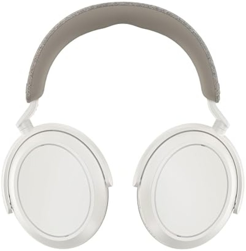 SENNHEISER MOMENTUM 4 WIRELESS BLUETOOTH HEADPHONES WHITE - ANC, 60H BATTERY, CLEAR CALLS