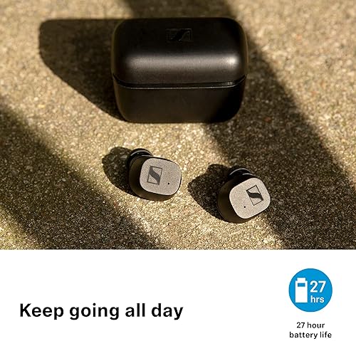SENNHEISER CX TRUE WIRELESS EARBUDS - BLUETOOTH IN-EAR HEADPHONES, NOISE CANCEL, 27H BATTERY