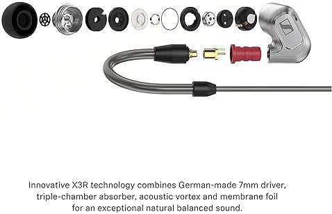 SENNHEISER IE 900 AUDIOPHILE IN-EAR MONITORS WITH X3R TECH, DETACHABLE CABLES 2-YEAR WARRANTY