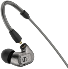SENNHEISER IE 600 IN-EAR AUDIOPHILE HEADPHONES WITH BALANCED CABLE NEUTRAL SOUND, GRAY BLACK
