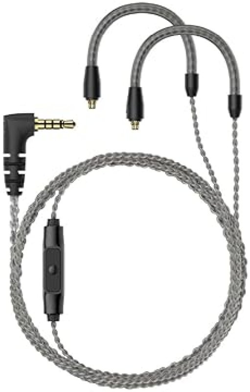 SENNHEISER IE 600 IN-EAR AUDIOPHILE HEADPHONES WITH BALANCED CABLE NEUTRAL SOUND, GRAY BLACK
