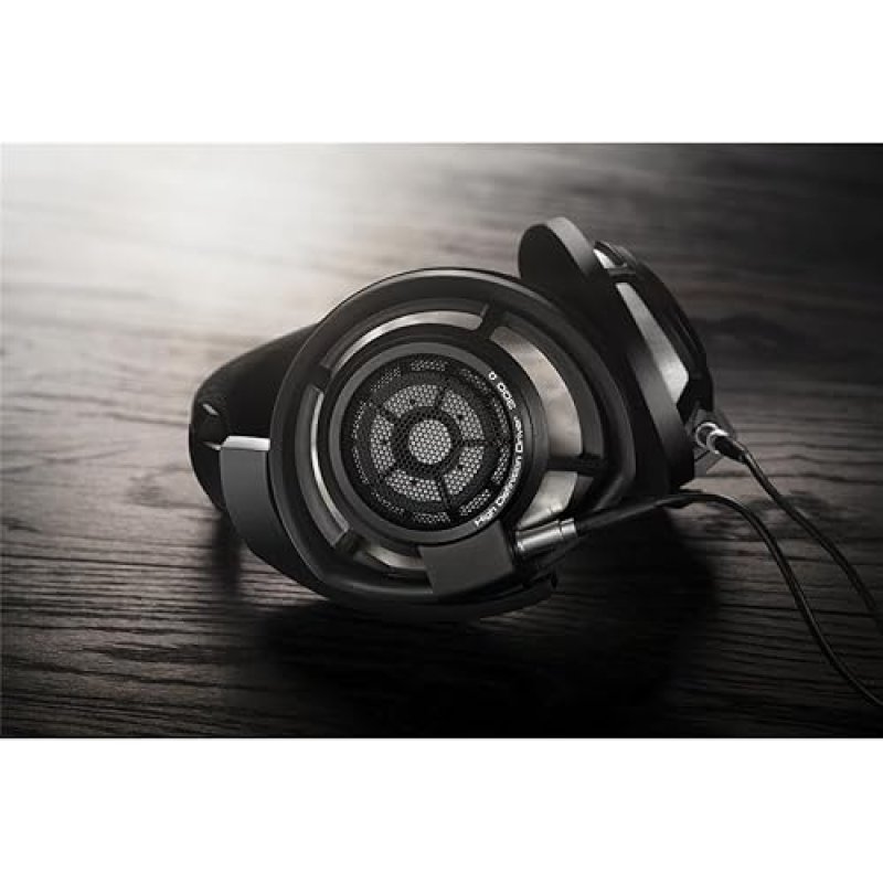 SENNHEISER HD 800 S AUDIOPHILE OPEN-BACK HEADPHONES WITH BALANCED CABLE, 2-YEAR WARRANTY - BLACK
