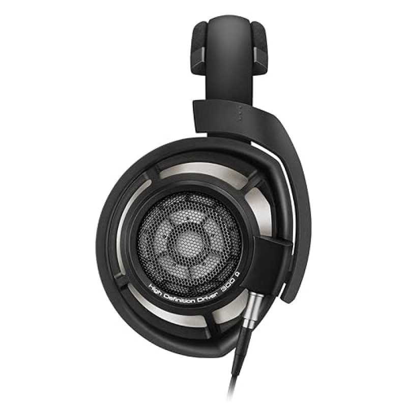 SENNHEISER HD 800 S AUDIOPHILE OPEN-BACK HEADPHONES WITH BALANCED CABLE, 2-YEAR WARRANTY - BLACK