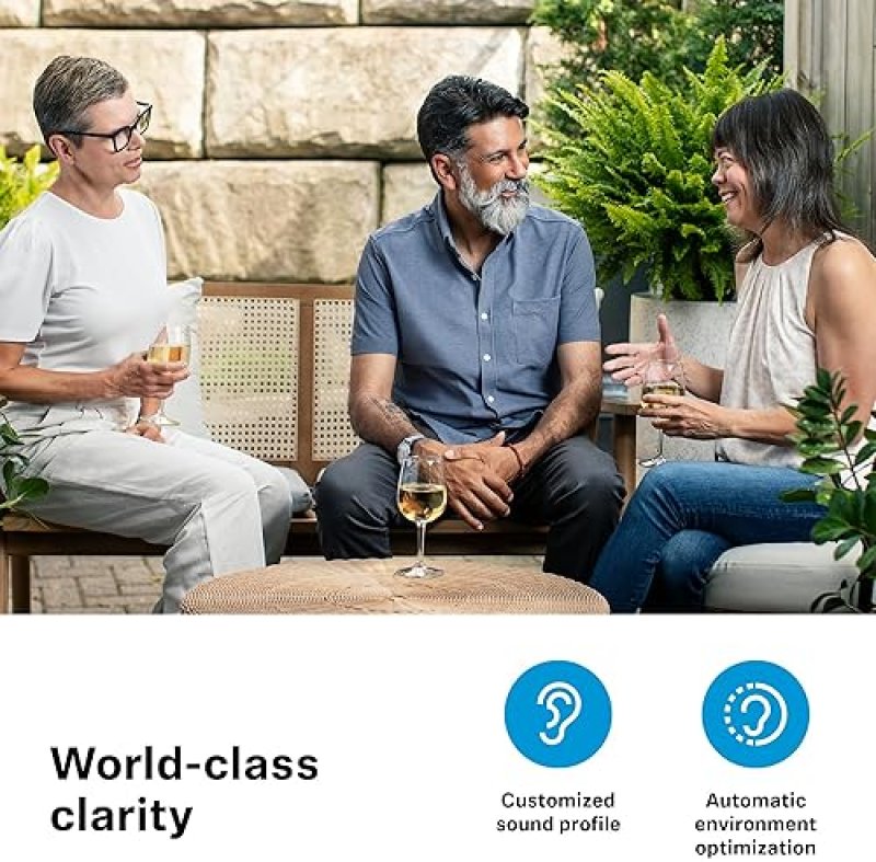 SENNHEISER BLUETOOTH OTC HEARING AIDS SELF-FITTING, PROGRAMMABLE, FDA CLEARED, LIGHT GREY