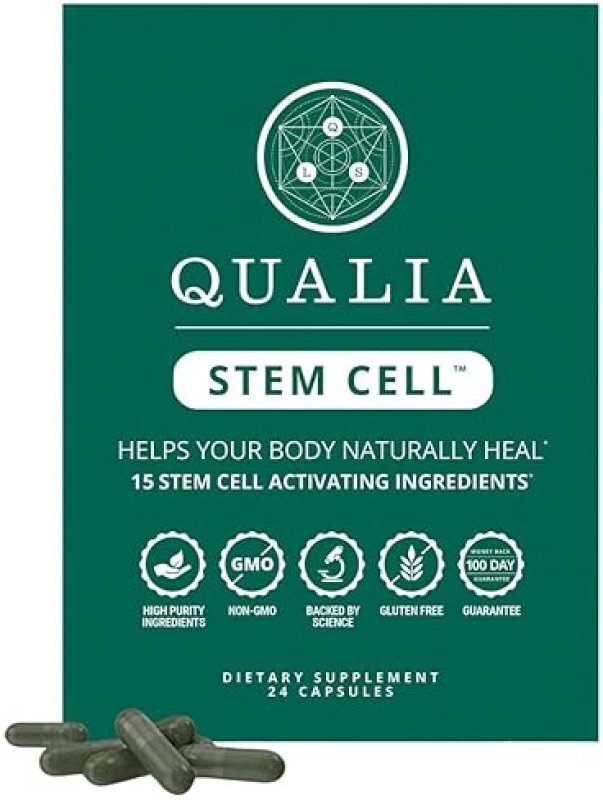 QUALIA STEM CELL SUPPLEMENT WITH ROYAL JELLY, ASTRAGALUS SEA BUCKTHORN 16 INGREDIENTS, NATURAL HEALI