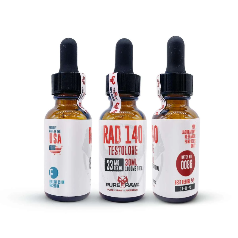 PURERAWZ RAD 140 (TESTOLONE) 30ML/17ML PER ML/500MG