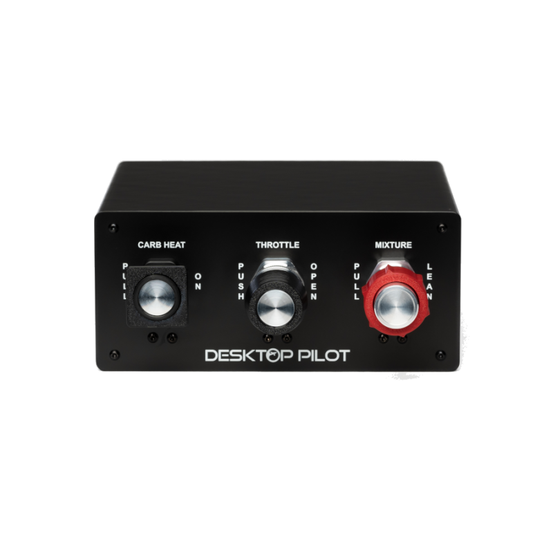DESKTOP PILOT CARB HEAT VERNIER THROTTLE QUADRANT SKU: DP-CHV-02