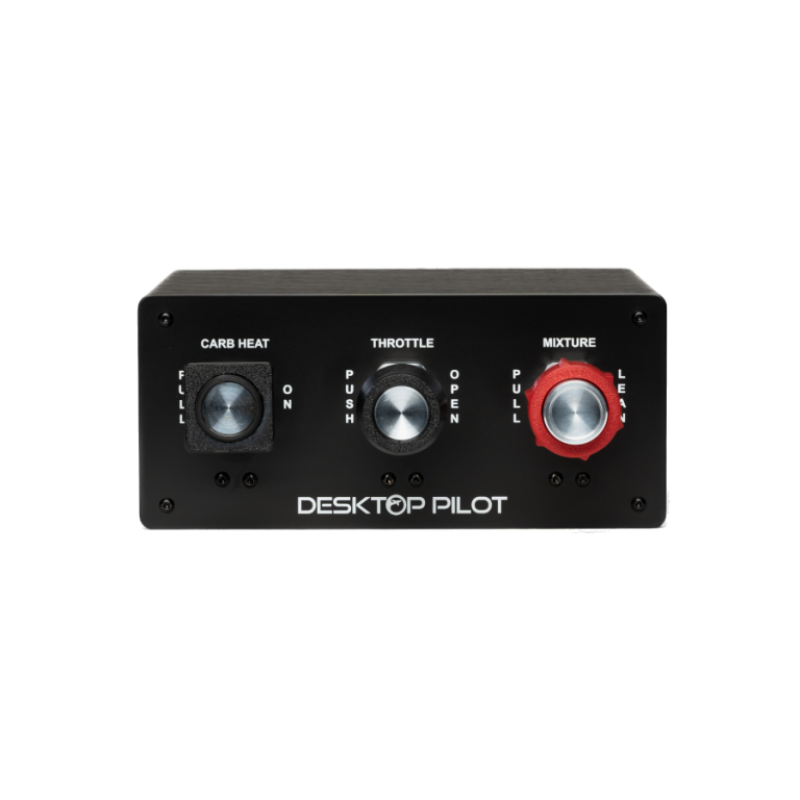 DESKTOP PILOT CARB HEAT VERNIER THROTTLE QUADRANT SKU: DP-CHV-02
