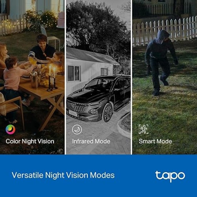 TAPO HYBRIDCAM DUO 2K 3MP DUAL LENS PAN TILT SECURITY CAMERA 125 WIDE 6MM ZOOM, ALEXA GOOGLE COMPATI