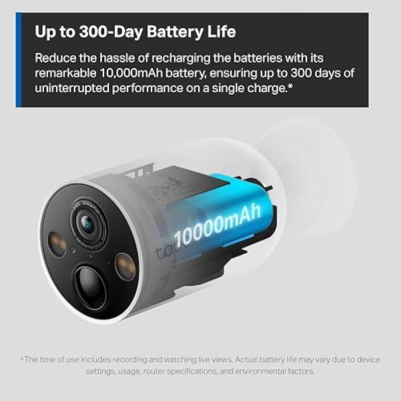 TAPO MAGCAM 2K WIRELESS OUTDOOR SECURITY CAMERA BATTERY, MAGNETIC MOUNT, 150 FOV, AI DETECTION