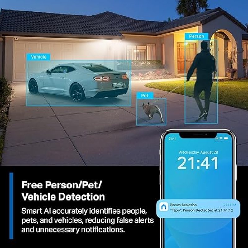 TAPO MAGCAM 2K WIRELESS OUTDOOR SECURITY CAMERA BATTERY, MAGNETIC MOUNT, 150 FOV, AI DETECTION