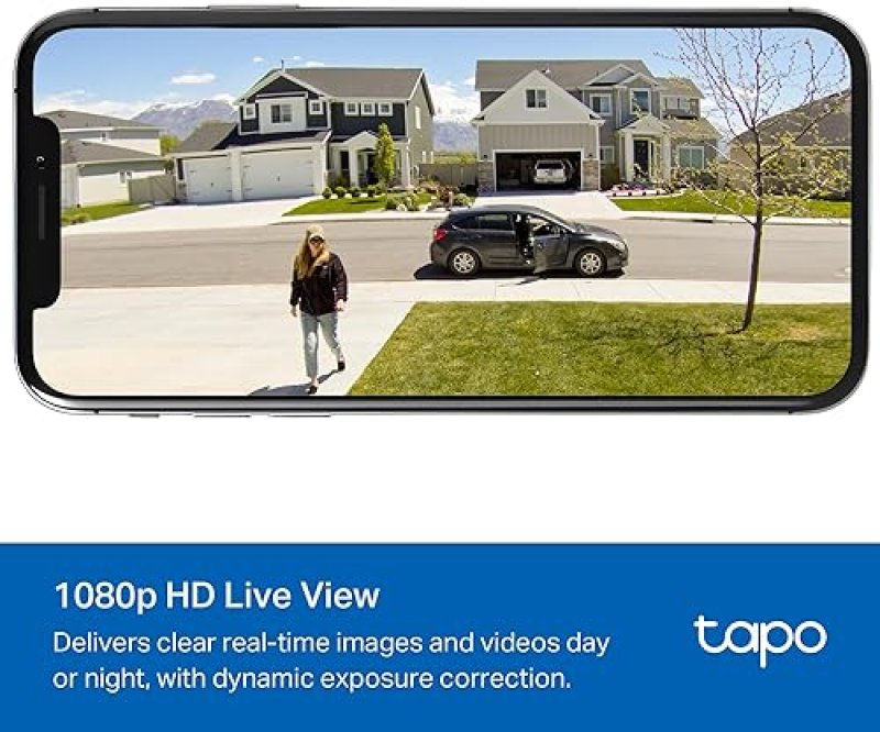 TAPO C402 WIRELESS OUTDOOR SECURITY CAMERA 1080P, 180-DAY BATTERY, ALEXA COMPATIBLE