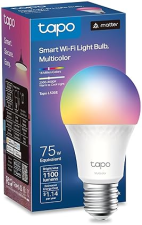 TAPO L535E SMART LED BULB, 1100 LUMENS, 16M COLORS, DIMMABLE, VOICE CONTROL, MATTER