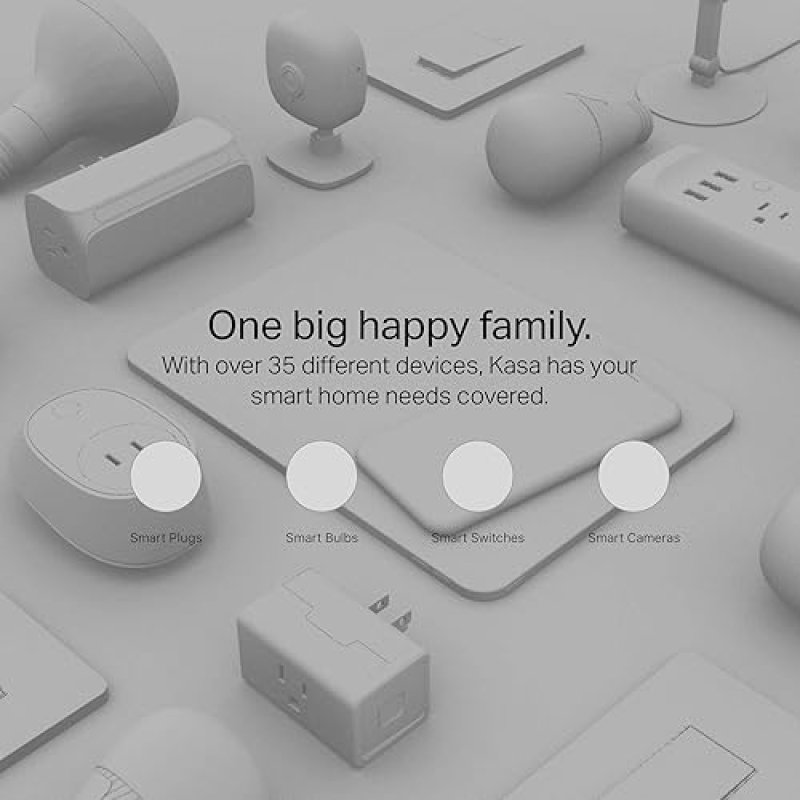 KASA HS103P4 SMART WI-FI PLUG 4-PACK, WORKS WITH ALEXA, GOOGLE HOME, NO HUB NEEDED, 15A