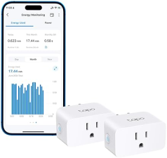TAPO P115 SMART WI-FI PLUG 2-PACK, ENERGY MONITOR, ALEXA GOOGLE HOME COMPATIBLE