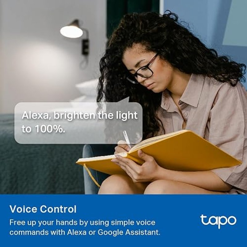 TAPO TP-LINK SMART LED BULBS A60 E27, DIMMABLE DAYLIGHT, ALEXA GOOGLE, 4-PACK, NO HUB