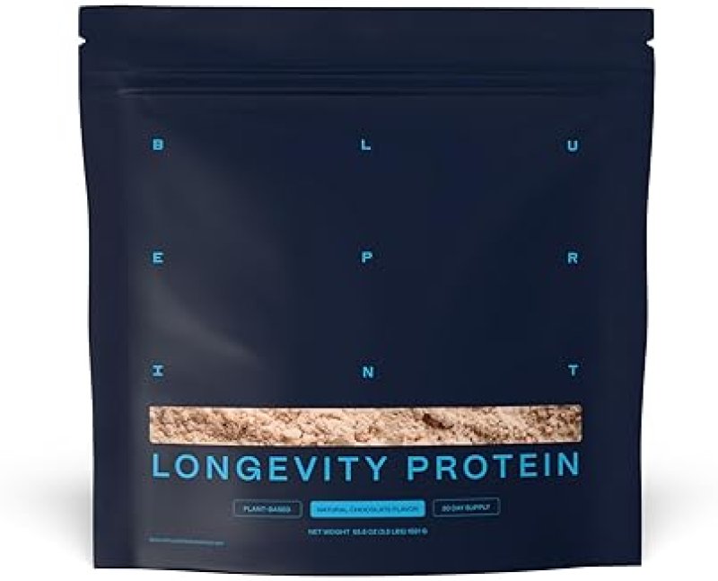 BLUEPRINT BRYAN JOHNSON VEGAN CHOCOLATE PROTEIN POWDER PLANT-BASED, NON-GMO, 26G PROTEIN, 30 SERVING