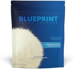 BLUEPRINT BRYAN JOHNSON HYDROLYZED COLLAGEN PEPTIDES POWDER UNFLAVORED, TYPE I-III, 30 SERVINGS