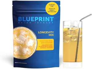 BLUEPRINT BRYAN JOHNSON LONGEVITY MIX MUSCLE BUILDER RECOVERY SUPPLEMENT, 30 SERVINGS, PINEAPPLE YUZ