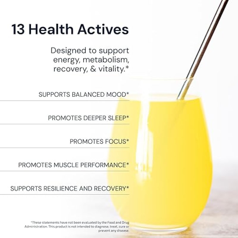 BLUEPRINT BRYAN JOHNSON LONGEVITY MIX MUSCLE BUILDER RECOVERY SUPPLEMENT, 30 SERVINGS, PINEAPPLE YUZ
