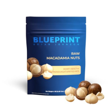 BLUEPRINT BRYAN JOHNSON RAW MACADAMIA NUTS 4OZ VEGAN, KETO, PALEO, NO PALM OIL, NO SUGAR
