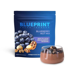 BLUEPRINT BRYAN JOHNSON BLUEBERRY NUT MIX REAL BLUEBERRIES, MACADAMIA WALNUTS, KETO PALEO