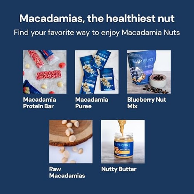 BLUEPRINT BRYAN JOHNSON RAW MACADAMIA NUTS 4OZ KETO, LOW CARB, VEGAN, NON-GMO, NO SUGAR