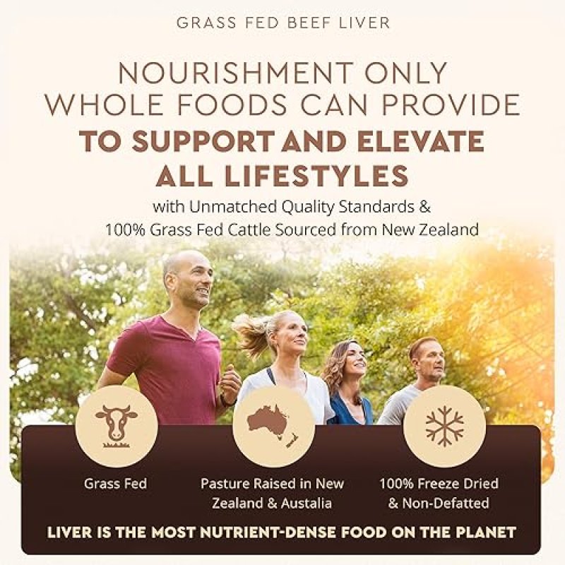 ANCESTRAL SUPPLEMENTS BEEF LIVER CAPSULES 180 COUNT GRASS FED, NON-GMO, IMMUNE SUPPORT