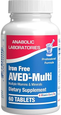 ANABOLIC LABORATORIES 30-IN-1 ADULT MULTIVITAMIN 50 WITHOUT IRON ANTIOXIDANTS, VITAMINS A C D E B, ZINC, MAGNESIUM