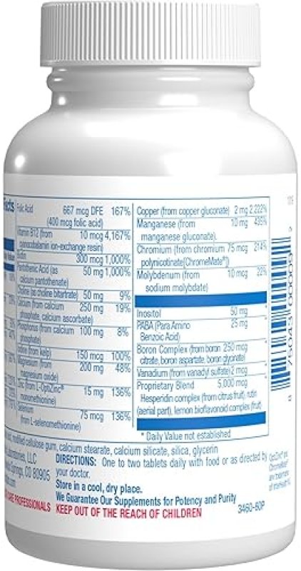 ANABOLIC LABORATORIES 30-IN-1 ADULT MULTIVITAMIN 50 WITHOUT IRON ANTIOXIDANTS, VITAMINS A C D E B, ZINC, MAGNESIUM
