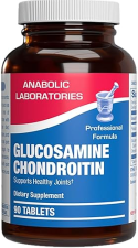ANABOLIC LABORATORIES ADVANCED GLUCOSAMINE CHONDROITIN SUPPLEMENT FOR JOINT, BONE TENDON HEALTH 90 DAY SUPPLY