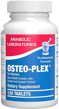 ANABOLIC LABORATORIES OSTEO-PLEX BONE HEALTH SUPPLEMENT FOR WOMEN MAGNESIUM, CALCIUM VITAMIN D3, 120 TABLETS