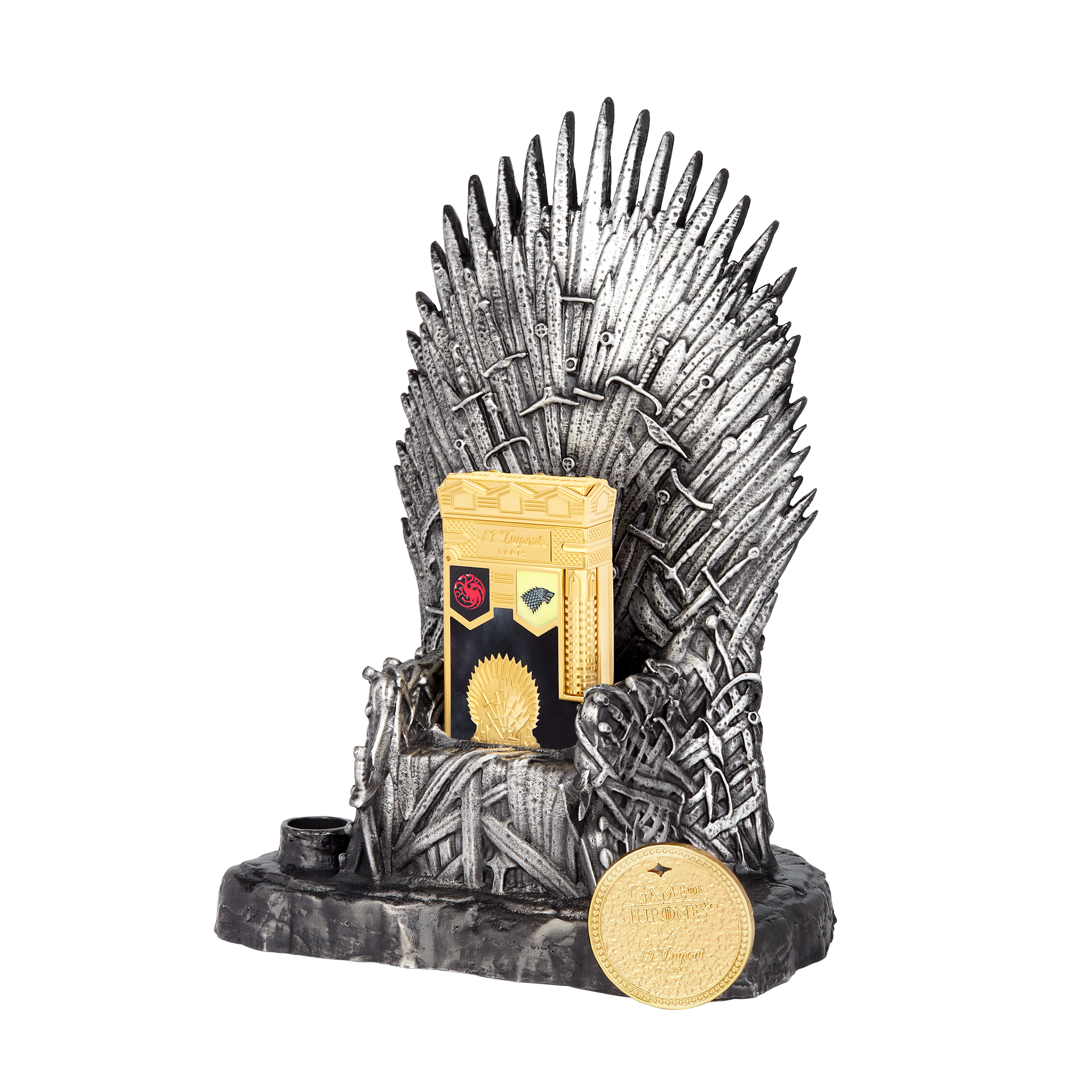 ST DUPONT SET COLLECTOR MIXTE   GAME OF THRONES COLLECTORS SET GAME OF THRONES BLACK