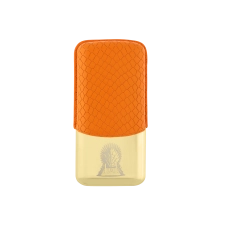 ST DUPONT 3 CIGAR CASE LEATHER CASE GAME OF THRONES FIRE ORANGE