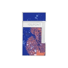 ST DUPONT SLIMMY LACQUERED LIGHTER 20'000 LEAGUES UNDER THE SEAS ROYAL BLUE