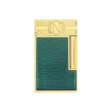 ST DUPONT LIGNE 2 LACQUERED LIGHTER 20'000 LEAGUES UNDER THE SEAS GREEN PACIFIC