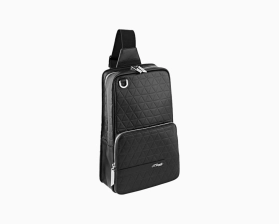 ST DUPONT FIREHEAD SHOULDER BAG BLACK