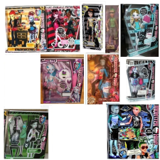 MONSTER HIGH HUGE LOT OF 13 DOLLS LOT MONSTER HIGH CLAWD HEATH GIL HOLT DEUCE + MORE